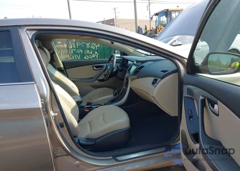 2014 Hyundai Elantra Limited z USA, uszkodzony, nr VIN 5NPDH4AE3EH471209